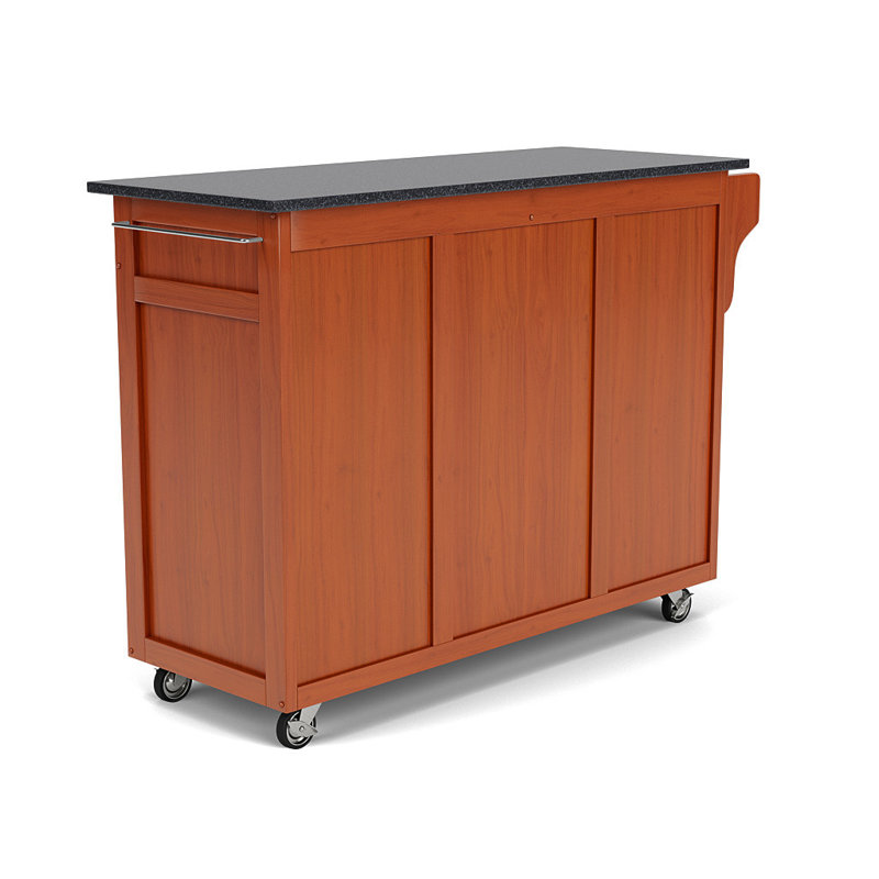 Littrell Kitchen Island, Cottage Oak Granite