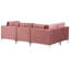 Anaja 4 Seater Velvet Corner Sectional-416205596-416205586