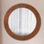 Huldar Glass Flat Wall Mirror