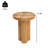 Bryn Round End Table with Solid Wood Base
