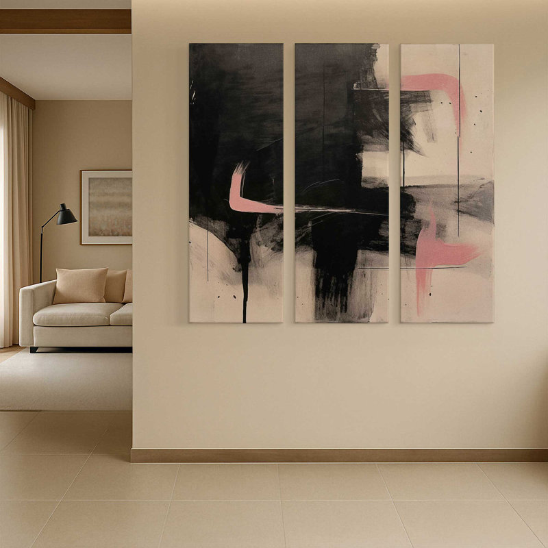 Midnight Rose Dreamscape V1 par Golden Glow Interiors, H 72 po x l 72 po x P 1,25 po, Stretched Canvas, 3
