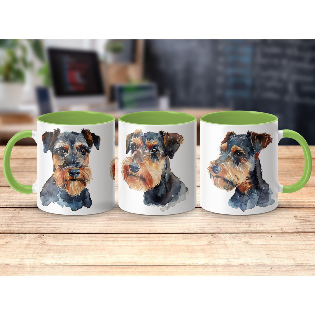 German Shepherd Watercolor Design 11oz Coffee Mug
