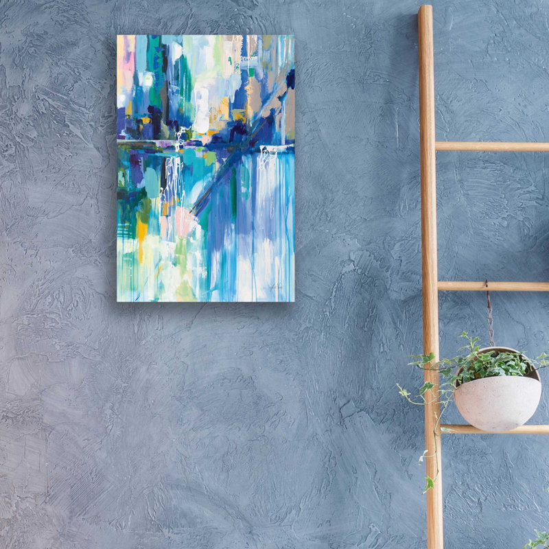 «Thru the Glass» par Jeanette Vertentes, art mural en verre acrylique, H 24 po x l 16 po x P 0,2 po