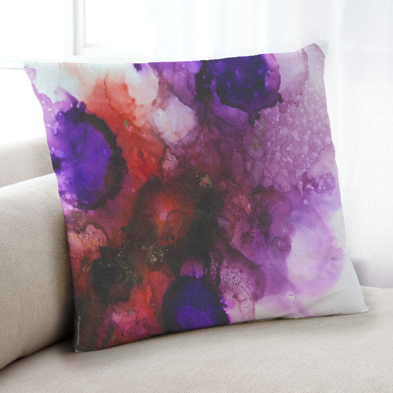 Coussin Color Focus, Microsuède