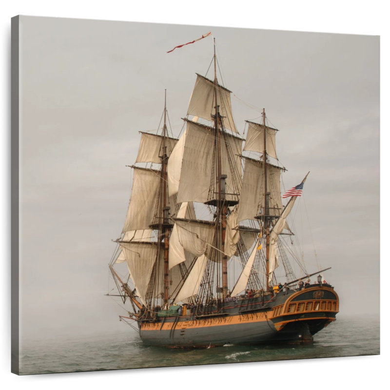 Bateau Aletra du 18e siècle, H 30 po x l 30 po