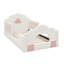 Lit simple avec barrière de sécurité, structure de lit en bois massif, tissu Boucle, chambre à coucher-799331692