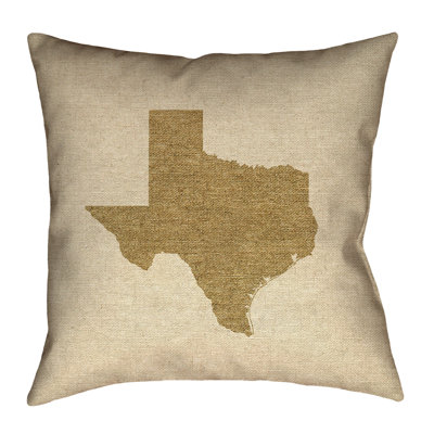Coussin de sol à imprimé double face Katelyn Smith Texas