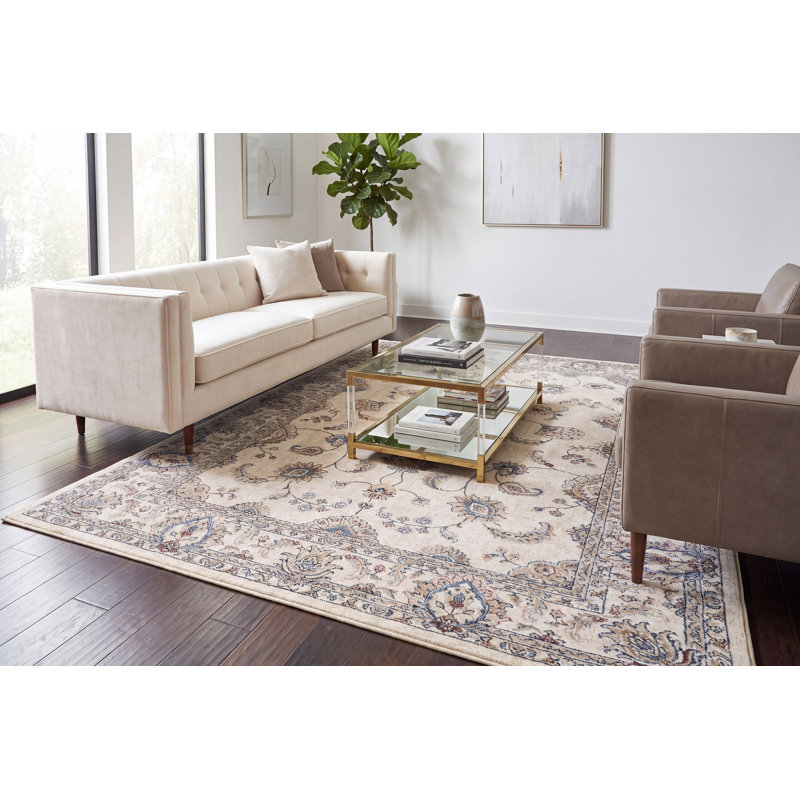 Tapis ivoire Attell, Rectangle 3 pi 11 po x 5 pi 7 po