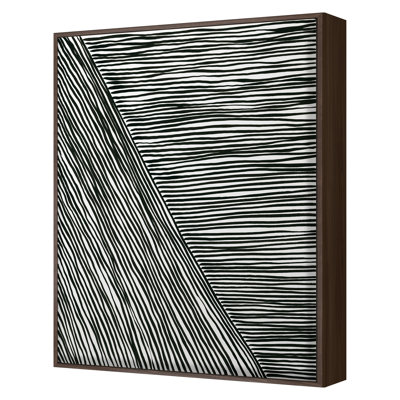 Black And White Stripes 4 Print by Hable Construction