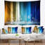 Tapisserie de lignes lumineuses verticales Abstract-28502994