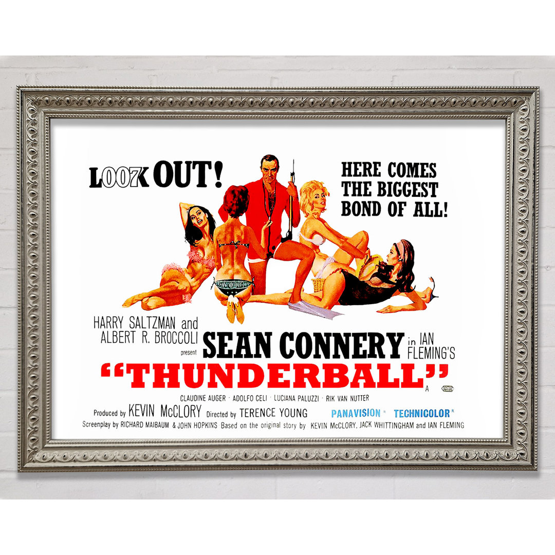 Sean Connery Thunderball - Druck