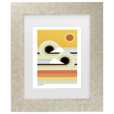 Bolog Frances Collett  Ride The Wave Sunrise Matted Framed Art