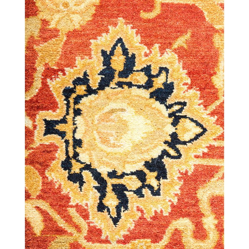 Classic One-of-a-Kind 6' 2" x 9' 4" Hand Knotted Area Rug
