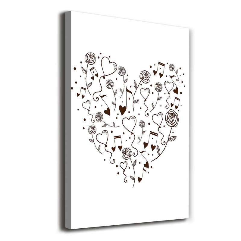 Heart - Wrapped Canvas Print