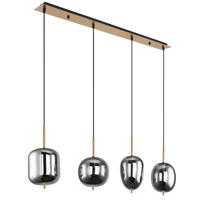 Newdale 4 - Light Pendant, Transparent