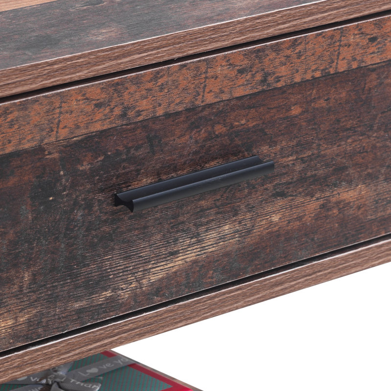 Brannan 44cm W Particle Board / Chipboard Bedside Table