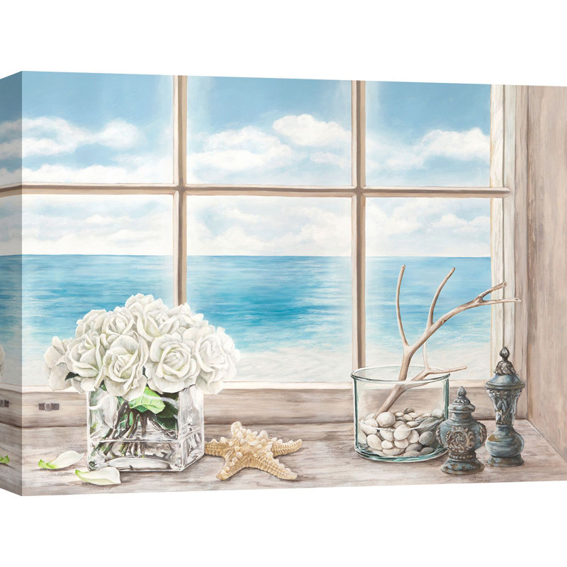 Memories Of The Ocean by Remy Dellal - Wrapped Canvas Painting, 70cm H x 100cm W x 4cm D