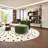 Cream  style semi-circular curved sofa
