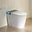 Toilette moderne et intelligente avec couvercle à ouverture automatique, bouclier en mousse