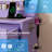 Vanity Desk with 3-Color Lights - Glass Top, 2 Drawers & Power Strip-1517044273