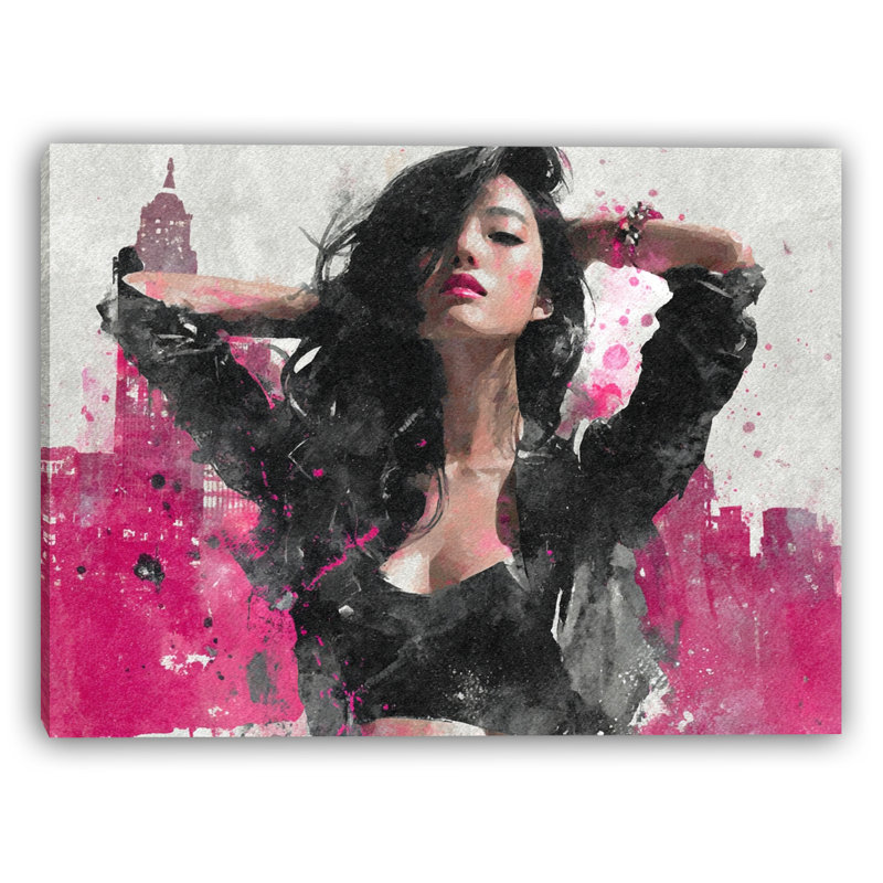 City Glow Wrapped Canvas Wall Art