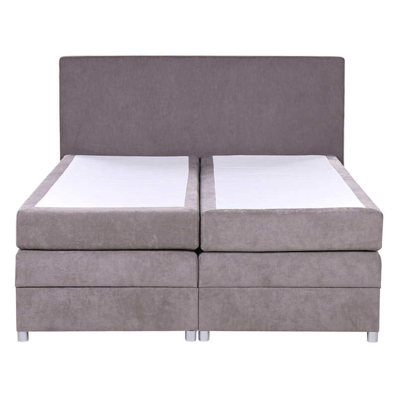 MINISTER Upholstered Bed with Mattress, European Kingsize (160 x 200 cm)
