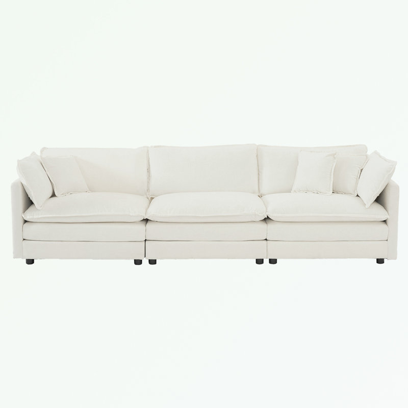Canapé modulaire Tomica, 2, Blanc