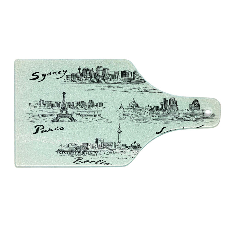 Planche à découper en verre East Urban Home