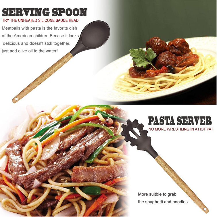 14 - Piece Cooking Spoon Set with Utensil Crock AIRPJ