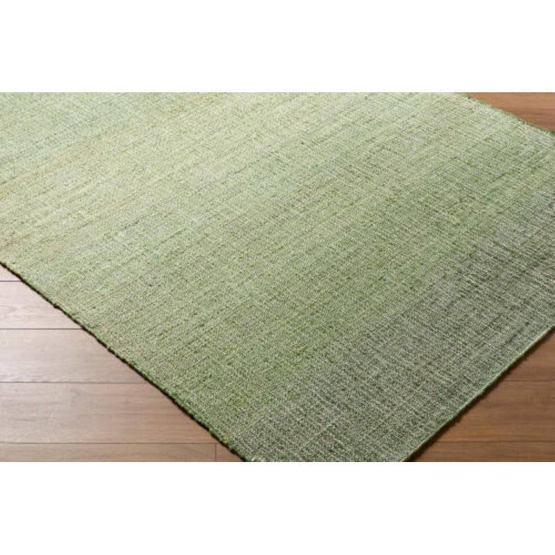 Umbria  Handmade Rug, Green/Beige, Rectangle 9' x 12'