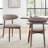 Vannie Upholstered Solid Wood Dining Chair Side Chair-740472938