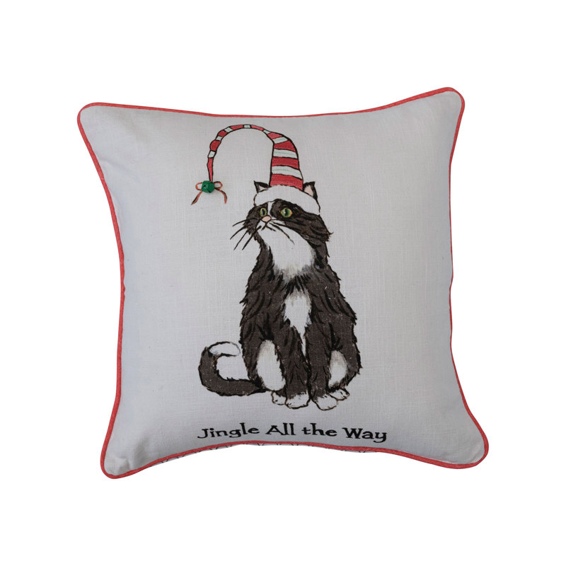 Housse et insert de coussin carré en coton 