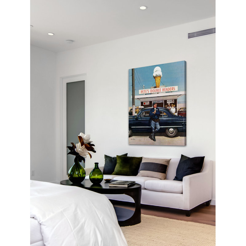 Pete's Double Headers by Stevan Dohanos Print on Wrapped Canvas, 36" H x 30" W