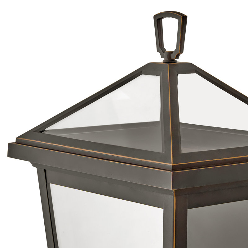 Hinkley Alford Place Large Wall Mount Lantern, 27" H x 12" W x 10.25" D, Oil Rubbed Bronze