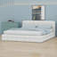 Lit plateforme en tissu d'ameublement-1040509340