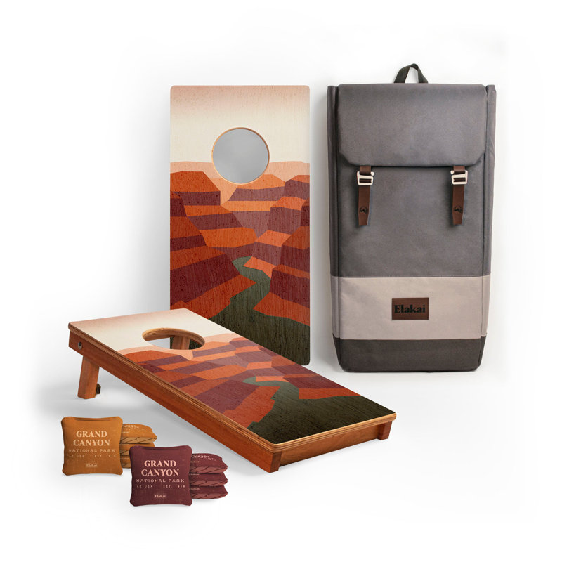 Ensemble de planches cornhole 1 pi x 2 pi Parc national du Grand Canyon