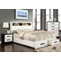 Ensemble de chambre configurable avec lit plateforme grand Nayomi