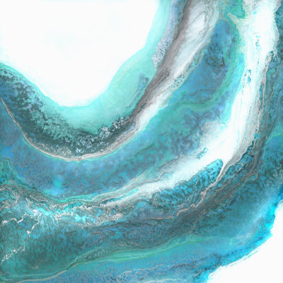 Marbre bleu - impression sur toile tendue