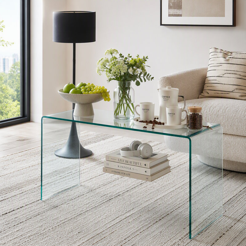 Console en verre