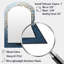 Miroir mural blanc moderne vortex Oceanic-1402310702