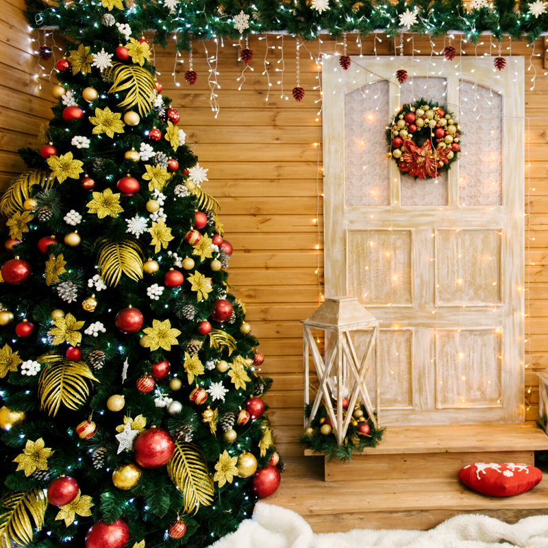 240cm H Artificial Fir Christmas Tree, 8.85ft