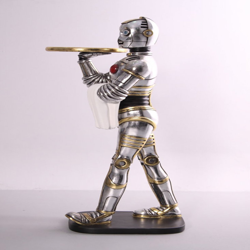 Petite sculpture Verlie Android Robot Butler