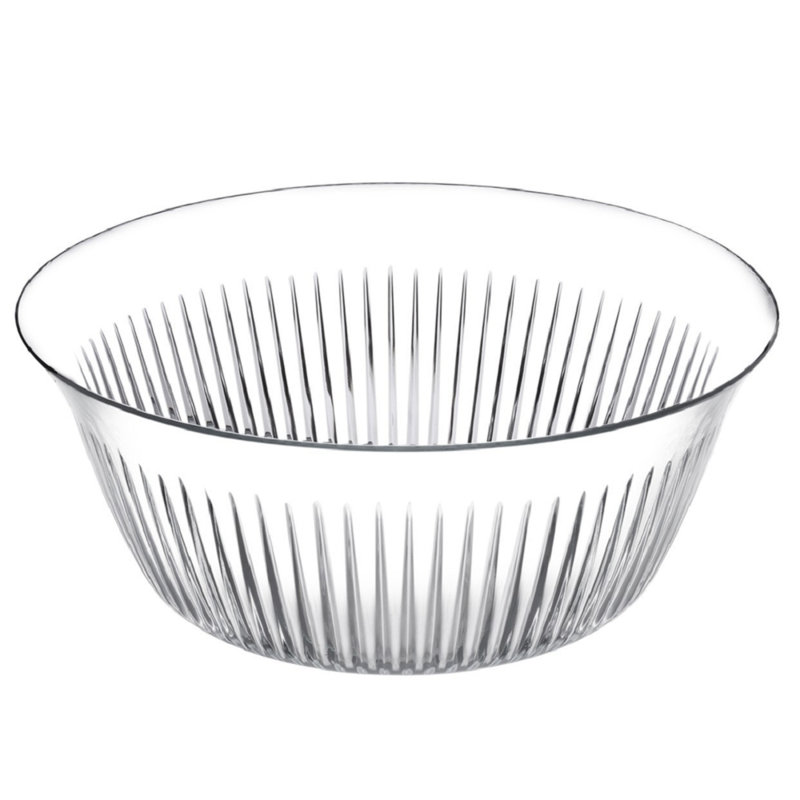 17 Stories Tayvian Glass Salad Bowl