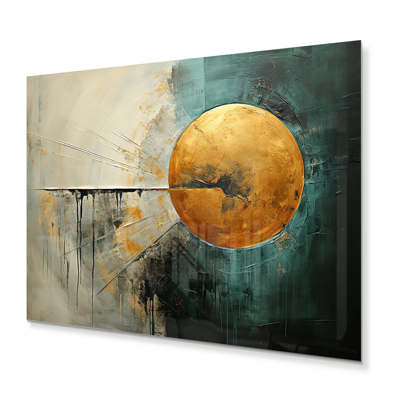 «Jade Juncture Moon Tranquility» sur, H 30 po x l 40 po x P 1,5 po