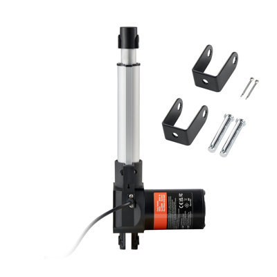 VEVOR 12V Heavy Duty Linear Actuator - 6 Inch Stroke, 1320lbs/6000N High Torque Electric Motor for Industrial Automation & Lift Systems