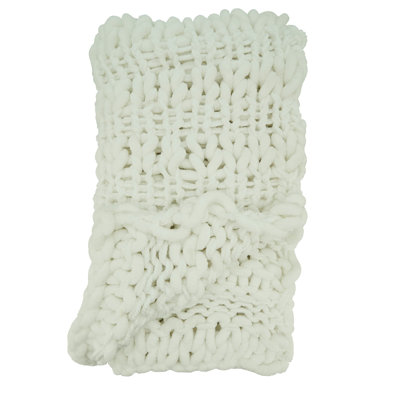 Sevan Collection Chunky Knit Throw Blanket