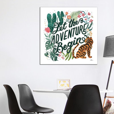 Jungle Love VII 1 Piece Wrapped Canvas Wall Art