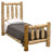 Fireside Lodge Cedar Log Traditional Bed - Single - Natural-1451292398-1451292397