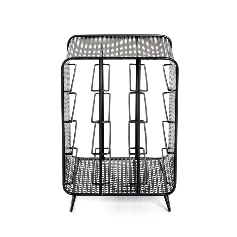 Dunnell Floor Wine Bottle Rack, Black