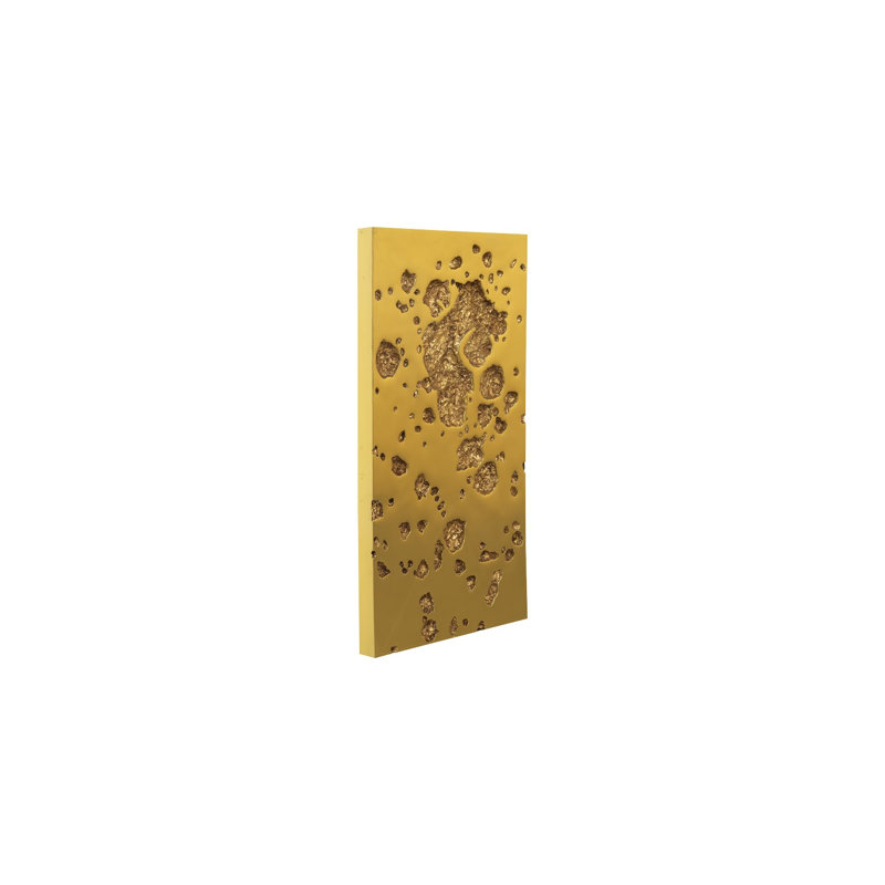 Art mural Splotch, rectangle, feuille d'or